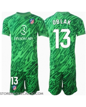 Atletico Madrid Jan Oblak #13 Portiere Maglia Gara Trasferta Repliche 2024-25 Bambino
